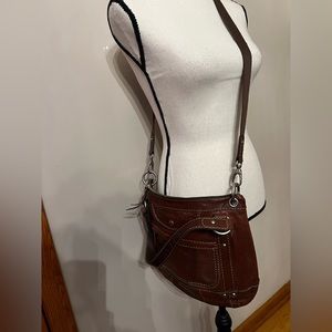 Vintage Fossil Crossbody Leather bag.